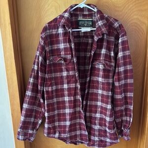 Field & Stream Red Plaid Flannel Shirt